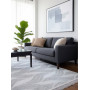 Elegantný koberec Le mans5 80x150 cm sivý